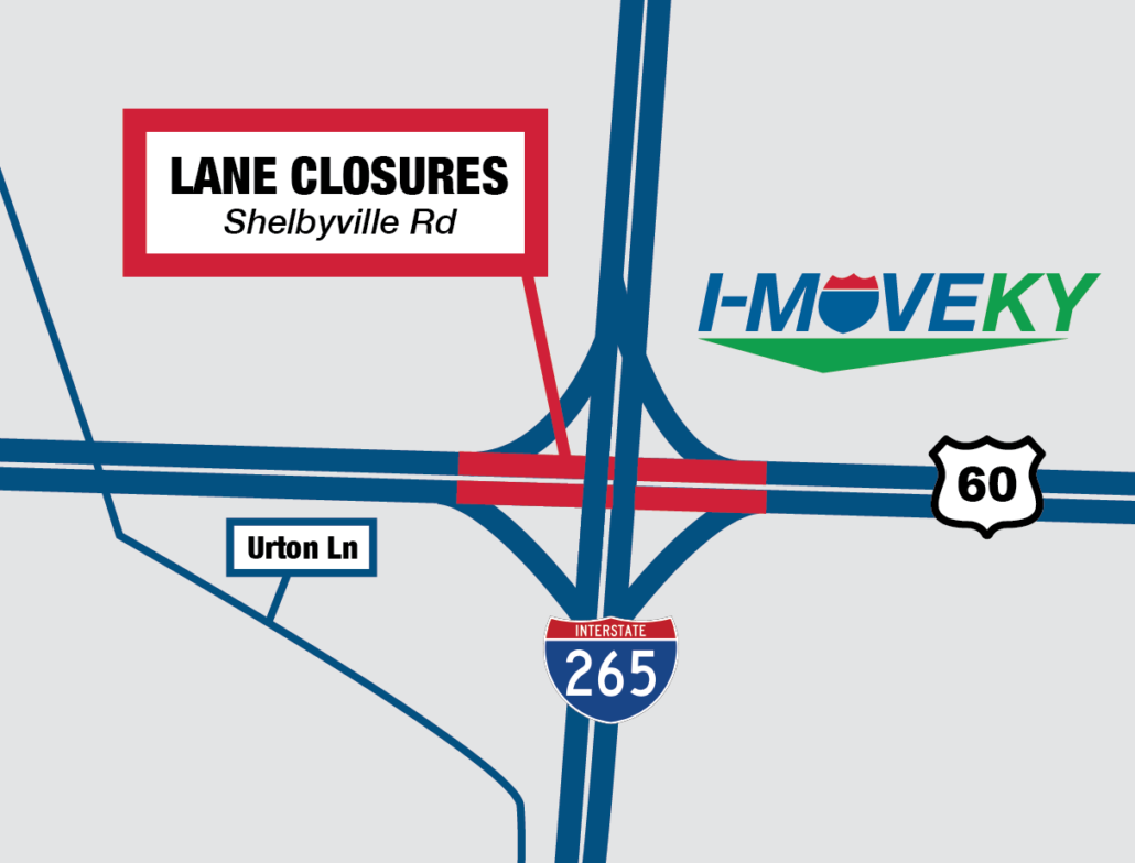 Lane closures planned on Shelbyville Road at I-265 overpass – I-Move ...