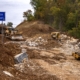 Excavation work on I-71 as part of the I-Move Kentucky project